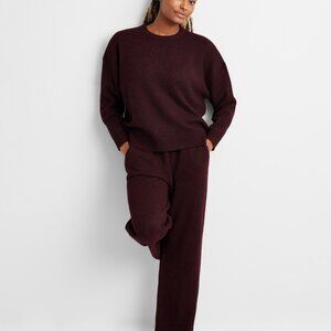 #30 State of Day Women's Indulge & Rest Sweater Loungewear Set,